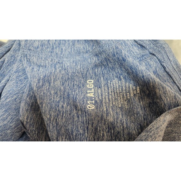 01 Algo Men's Size Large Blue Circular Mountain Performance Graphic T Shirt NWT - Picture 7 of 10